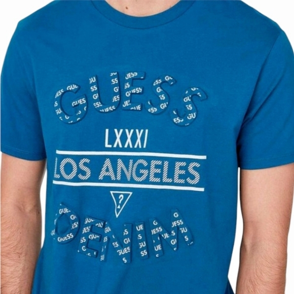 Guess - 3D Logo Short Sleeves Tee - Picture 2 of 14